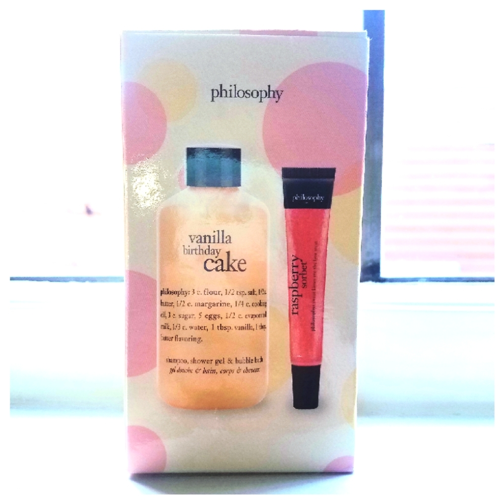 Philosophy Sorbet Shine Gloss + Vanilla Body Wash